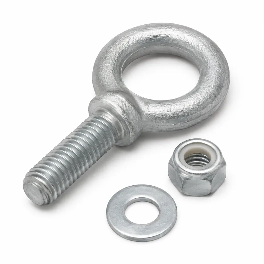 Heavy-duty steel eye bolts