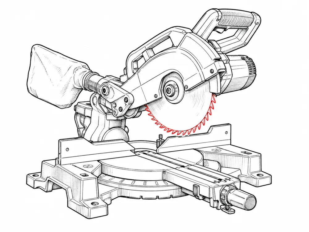 Miter saw (or hacksaw)